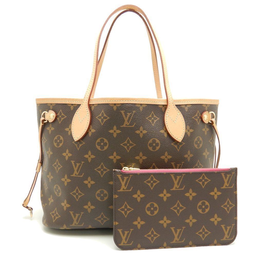 Louis Vuitton Monogram Neverfull PM Brown Tote Bag
